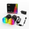 Twinkly Strings 600 LED RGB, LED Light String for in- and Outdoor, Christmas Lights, Smart LED Lights, Mappable LEDs, Compatible with Alexa and Google Home, IP44, Controlled by App, Black Wire, 48m
