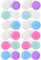 KISEER 12 Pack Colorful Contact Lens Case Bulk Box Holder Container Soak Storage Kit, 6 Color LId
