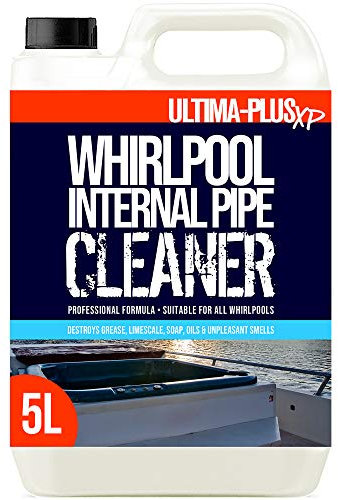 ULTIMA-PLUS XP Whirlpool Internal Pipe Cleaner - Deeply Cleans & Removes Limescale, Dirt & Odours - Suitable for all Whirlpools (5 Litres)