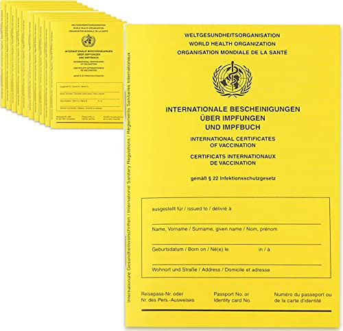 ROYAL TREE Internationaler Impfpass - NEUE AUSGABE 2021 Impfausweis