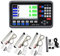3 Achsen Digitalanzeige-kit 12 22 22 Digital Anzeige mit 3 Axis DRO Linear Maßstab 300mm+550mm+550mm für Mühle, Bohrmaschine, EDM (Effektiver Hub: 300mm+550mm+550mm)
