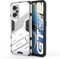 SEAHAI Funda para Realme GT Neo 3T 5G/Realme GT 2 5G/Realme GT Neo 2 Estuche, Carcasa de Antigolpes [Rugged Armour] Soporte Plegable Oculto Silicona TPU Bumper Anti-Caída Case - Blanco