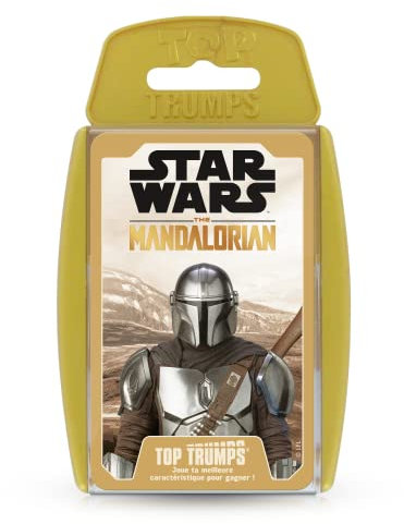 Winning Moves Top Trumps Star Wars The Mandalorian – Kartenspiele – Gesellschaftsspiel – Schlachtspiel – Reisespiel – für 2 bis 6 Spieler – ab 6 Jahren – französische Version