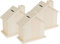 VBS 3er-Pack Spardose Haus Sperrholz 10,5x10,5,5cm Sparschwein Sparbüchse Sparen