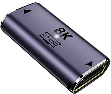 CY 8K Cavo HDMI Femmina a HDMI 2.1 Femmina UHD Estensione Oro Convertitore Adattatore Supporto 8K 60hz HDTV