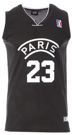 Sport zone Paris Basketball-Trikot, Schwarz, Herren, Paris 23, Schwarz , XS