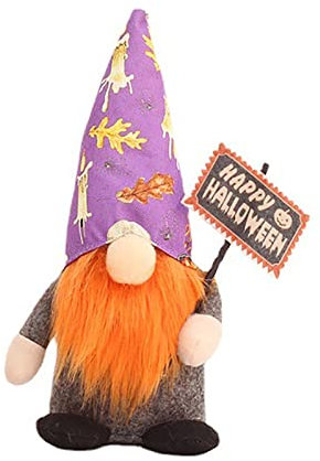 Halloween Zwerg Plüsch Deko Puppe Zwerg Figuren Handgemachte Plüschpuppen Dekoration Plüschtier Gesichtslose Mann Zwerg Plüsch Dolls Ornamente für Halloween Dekorationen