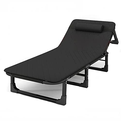 KAZUP Campingbetten für Erwachsene, tragbares Bett für Erwachsene, Klappbett mit Matratze, 76,2 cm extra breites, Robustes Klappbett, Outdoor-Camping und Mittagspause im Innenbereich (Farbe: 2)