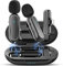 Ryzwoc K61 Lavalier Mikrofon Wireless für iPhone, 2,4GHz Wireless Mikrofon, Plug-Play Ansteckmikrofon Kabellos für Aufnahme,Live Streaming,YouTube,TikTok(2 Sender)
