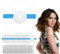 25 Parches para Sensor Freestyle. Adhesivo protector sensor glucosa transpirable, hipoalergénico y resistente al Agua y 25 Toallitas desinfectantes