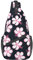 Oudrspo Flamingo Umhängetaschen Damen Herren Cross Brusttasche Verstellbarer Sling-Rucksack Schultertasche Für Radfahren Reisen Sport Wandern