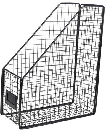 Schwarzer Eisen Aktenhalter, Vertikal, Einlagig, für Büro
