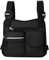 Taktische Brusttasche, Molle Verstellbare Chest Rig Bag mit Reflektierende Streifen, Radio Walkie Talkie Wasserdicht Brustweste-Tasche für Damen Herren Laufen Wandern Reisen Radfahren
