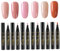 6 Colors 8ml 3 In 1 Nail Polish Set, One Step DIY Soak Off UV LED Varnish Art Pens for Women Girls, Style 2