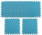 EHJRE 10 Teiliges Plüsch Puzzle Bodenmatten Set Aus Schaumstoff, Spielmatte, 30 X 30 Cm, Rutschfest, Zotteliger Teppich, Puzzle Bodenmatte für Spielzimmer, Blau