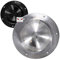 Bouclier rond argenté de calibre 14 en acier de qualité combat Viking médiévale Bouclier Boss en acier 14 Ga