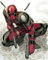 Komar Wandbild- Marvel Deadpool Bullets - Größe 40 x 50 cm - Poster, Kinderzimmer, Dekoration - gerollt ohne Rahmen, Rot