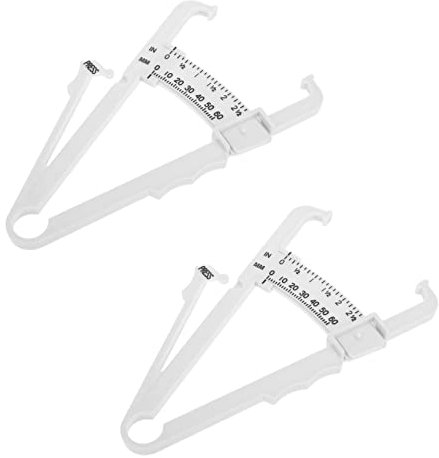 SOPOTUTU 2stücke Hautfaltenschneider Zur Körperfettmessung Für Männer Und Frauen Handheld Kaliper Mit Leicht Tragbar Für Fitness Und Gesundheitsüberwachung