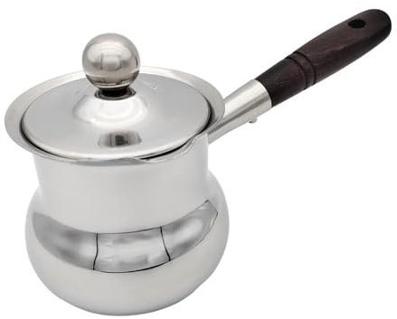 Pitycbo Turkish Coffee Maker with Lid for Melting Chocolate And Butter, A