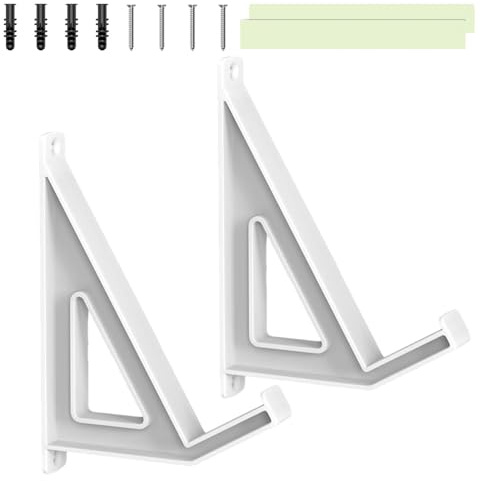 Laptop Wall Mount Shelf - Space Saving Keyboard Stand, Multifunctional PC | Laptop Stand for Adjustable Fence Mount, Wall Organizer