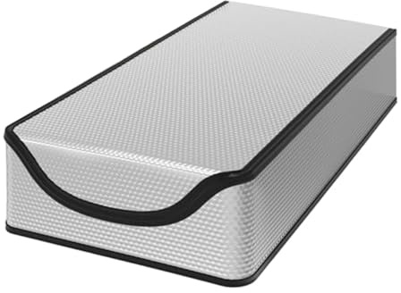 Alide Housse Isolante Extra Épaisse Pour Porte De Grenier, Pour Escalier Escamotable, Tente À Économie D'énergie Avec Fermeture Éclair Facile D'accès (28 X 63,5 X 138 Cm)