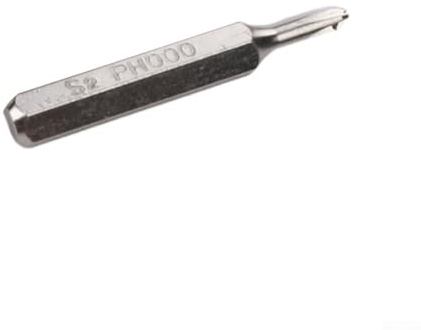 Yuanpgky 3-teiliges PH000 Schraubendreher-Bit-Set mit 5/32-Zoll-Sechskantschaft und magnetischer Spitze für Elektrowerkzeuge, Elektroschrauber und Möbelmontage
