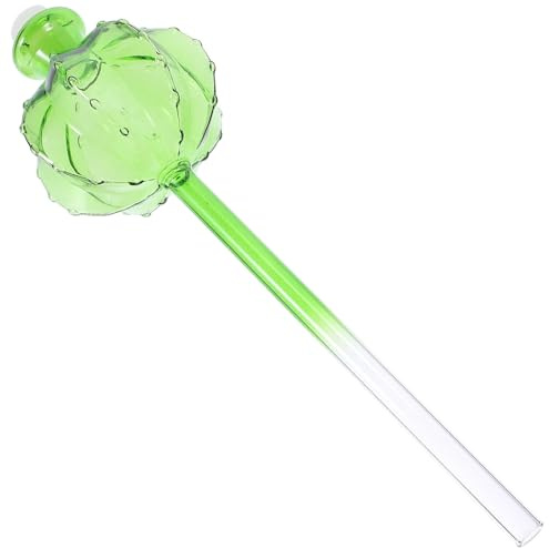 Healifty Ampoule D'arrosage Automatique en Verre de Cactus Vert Clair, 1 Pièce, Dispositif D'arrosage Intérieur pour Plantes en Pot, Bulbes d'eau pour Plantes D'intérieur, Outil Pratique