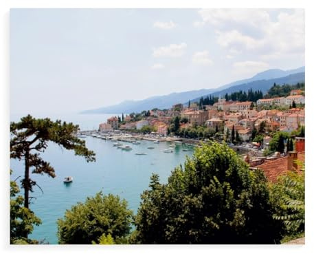 Jigsaw Puzzle 1000 Stück，Kroatische Adria - Von Opatija bis Krk，for Fun Adult Puzzle Toy（38x26cm）-BE46