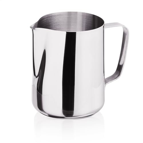 Aufschäumer Kännchen Milchaufschäumer Pitcher Milchkanne milk Kanne Milch Sahnekännchen Milchkännchen Milchkanne aus Edelstahl 2,0 Liter