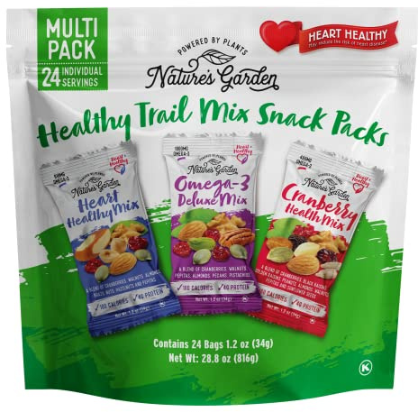Nature's Garden Trail Mix Snack Pack 28.8oz (24x1.2oz), Individual Servings
