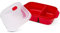 Good 2 Heat Plus 4305 Mikrowellen, 1,3 l Behälter mit 2 Fächern, Kunststoff, rot