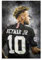 GSDGH Poster, Motiv: Superstar Fußballspieler Neymar Jr, PSG, HD Sport-Poster, dekoratives Gemälde, Leinwand, Wandkunst, Wohnzimmer, Poster, Schlafzimmer, Gemälde, 40 x 60 cm