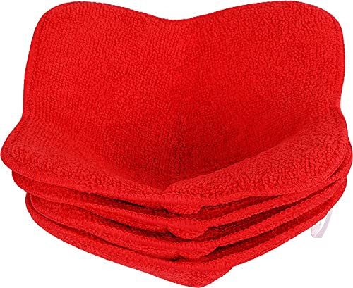 Majesty Trends Bowl Cozy Set of 4 Microfiber Huggers For Hot & Cold Bowls Microwave Safe Premium Quality Pot Holder This Heat Resistant Dishes Pads Can Use As Mittens (4 PCS)