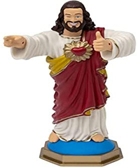 Close Up Buddy Christ Figur Statue (4cm x 13cm)