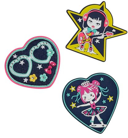 DerDieDas Wechselbuttons Neon Star