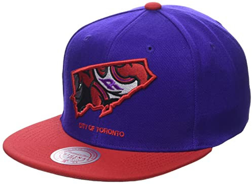 Mitchell & Ness Toronto Raptors City Insider Orginal Fit Snapback NBA Cap Lila/Rot