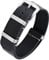 BINLUN Leder Uhrenarmband Einteilig Geöltes Lederarmband 18mm 19mm 20mm 21mm 22mm 24mm Ersatz Uhrenarmbänder für Herren und Damen mit Silber/Schwarze Schnalle