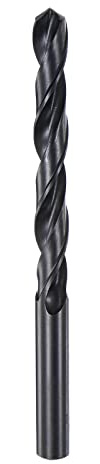 sourcing map 1 Stk 6542 Schnellstahl Spiralbohrer Metallbohrer 9.4mm 125mm | Vollboden Schwarz Oxidbohrer