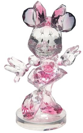 Licensed Facets Facets Minnie Mouse Figurine, Pink, 3.94 Inch