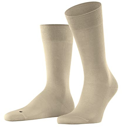 FALKE Herren Sensitive Malaga Socken druckfreier Komfortbund flache Naht gegen Druckstellen einfarbig komfortabel Diabetiker Alltag Business atmungsaktive nachhaltige biologische Baumwolle 1 Paar