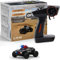 FLYCOLOR Turbo Racing 1:76 C82 RC Truck Auto Full Proportional RC Mini Sportwagen Fernbedienung für Erwachsene Geschenk (Schwarz)