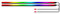 HMYC Dreamcolor Acrylic Innenraum Auto Lichter, 2 Stück 75cm 128 Bunte Auto LED Lichtleiste RGB Faser Optik Regenbogen Umgebungslichtleiste, universelle Dekoration dynamische Atmosphäre Neonlicht