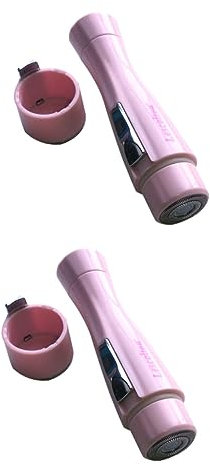 FOMIYES 2pcs Lady Electric Epilator Full Body Hair Removal Trimmer Battery Powered for Women Epilator Hair Remover for Bikini