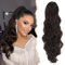 BARSDAR 65 cm Locken Kordelzug Pferdeschwanz Haarteil Haarverlängerung, Wellige Lockige Pferdeschwanz Verlängerung Synthetisches Haarteil Ponytail Extension für Frauen und Mädchen