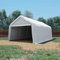 Industrielles Lagerzelt PVC 550g/m² 4x6m White-Business & Industrial