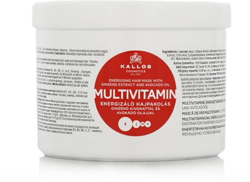 Kallos Cosmetics Energizende Multivitamin-Haarmaske, 500 ml
