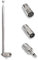 AQSQWQ 76cm 7-Section Antenne Radio FM Intérieur Télescopique Antenne Chaine HiFi pour Mini-Récepteur, Récepteur Dab AM FM, Compatible avec Denon, Roberts, Marantz, Yamaha, Pionnier