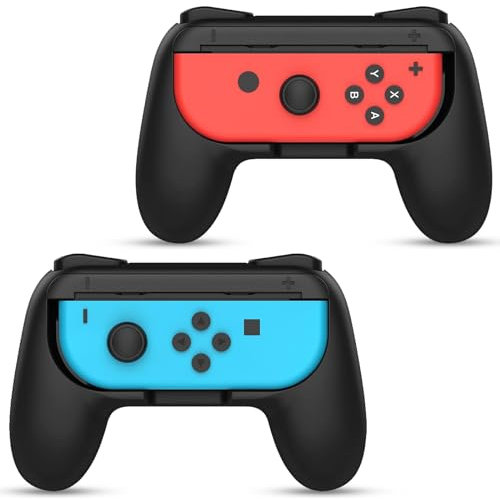Tuofang 2 Stück Switch Zubehör Grip, Controller Grip, Switch Controller für Zubehör, Griffhalter Kompatibel Zubehör Switch, Halterung Switch Grip