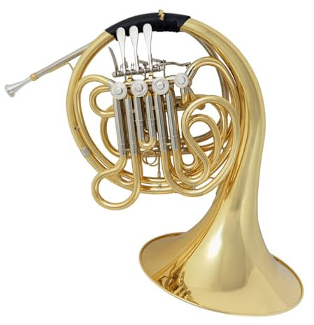 waldhorn Vierklappiges Doppelhorn Professionelles Blechblasinstrument In F/B-Stimmung