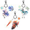 UTIEHD Genshin Impact Charakter-Schlüsselanhänger Set, 3 Stück Acryl Figuren Schlüsselanhänger Anime Fanartikel (Mavuika/Citlali/Lanyan)